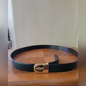 Black dress belt